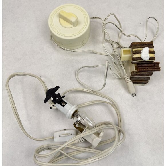 Vtg Department 56 Dickens Village Christmas Carol Cottage Porcelain Lighted 1996 - Picture 11 of 16